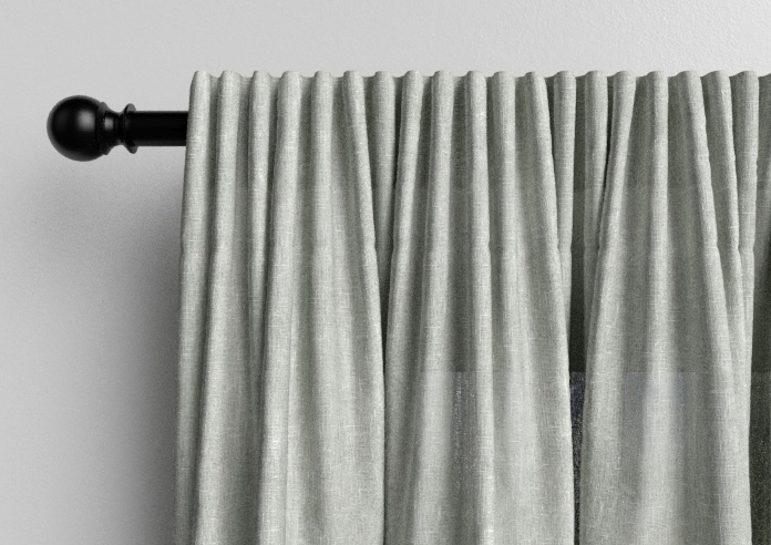 Taranto Voile, Black Frost - Made to Measure Curtains - Image 9
